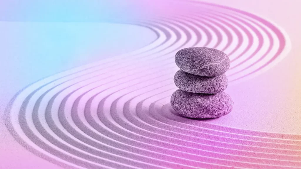 Stones stacked on top of each other