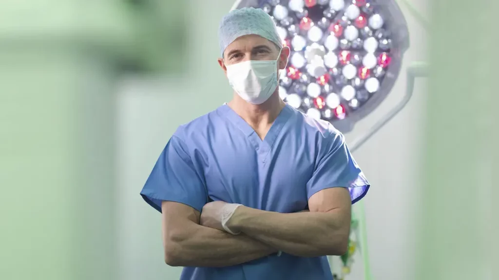 A qualified weight loss surgeon in the operating room