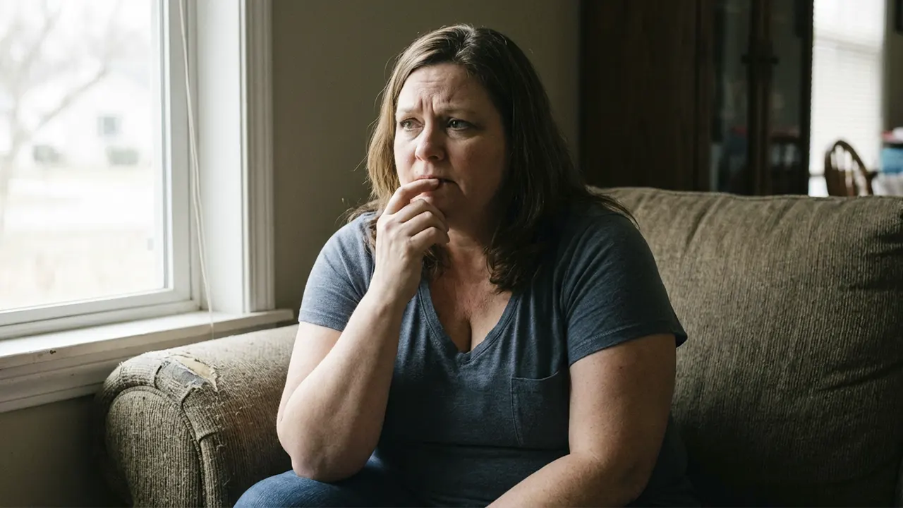 A woman who is a little scared and has questions about the side effects of gastric sleeve surgery.